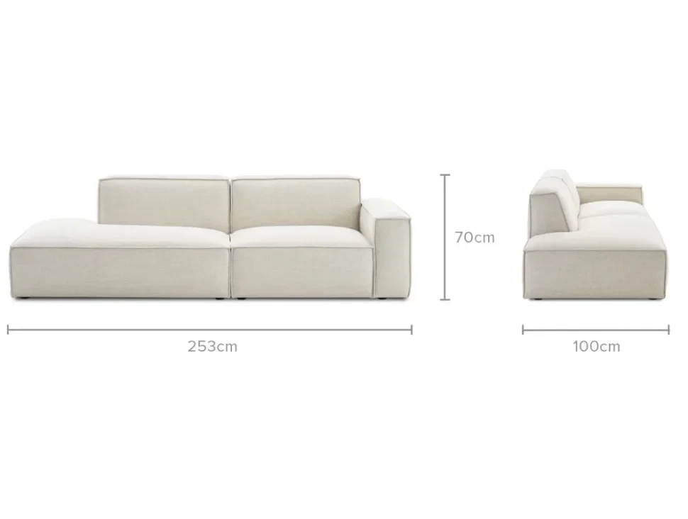 Габаритные размеры кресла модуль Портулак