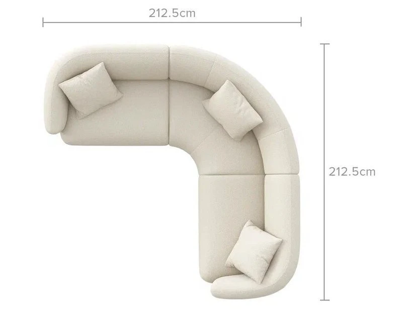 Габаритные размеры кресла модуль Портулак