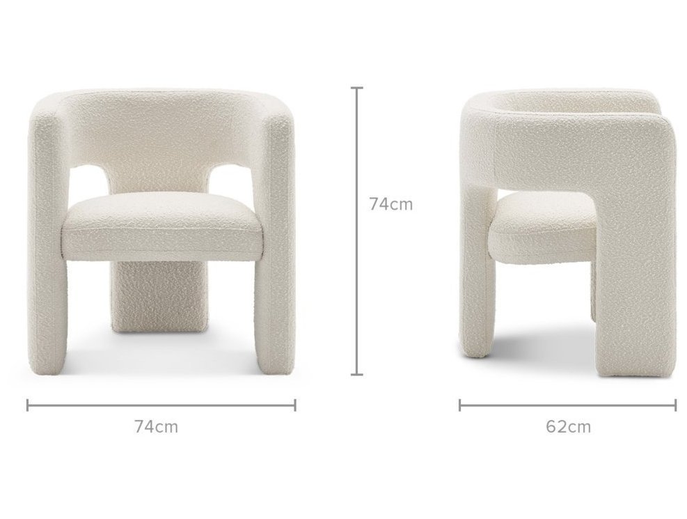 Габаритные размеры кресла модуль Портулак