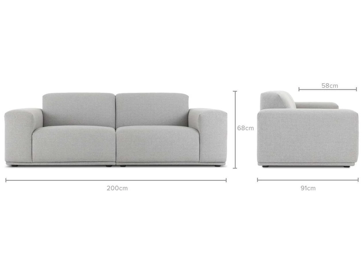 Габаритные размеры кресла модуль Портулак