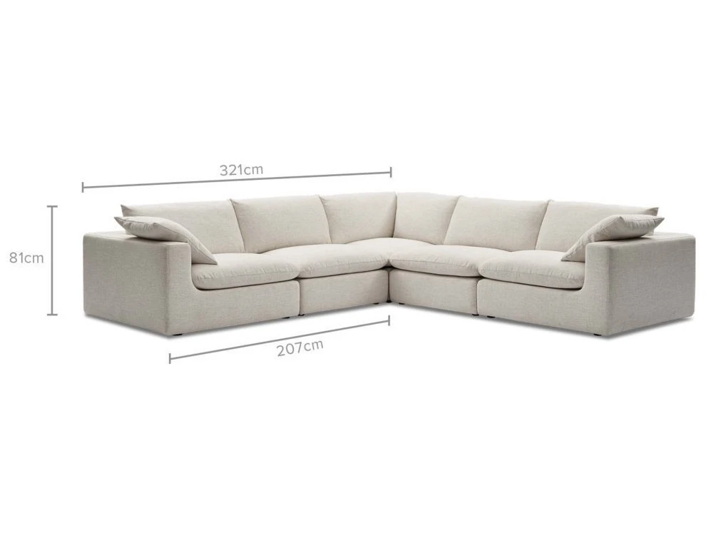 Габаритные размеры кресла модуль Портулак