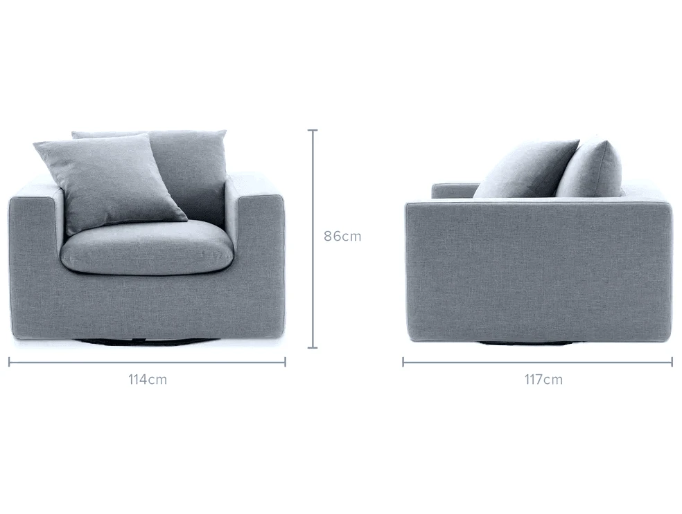 Габаритные размеры кресла модуль Портулак